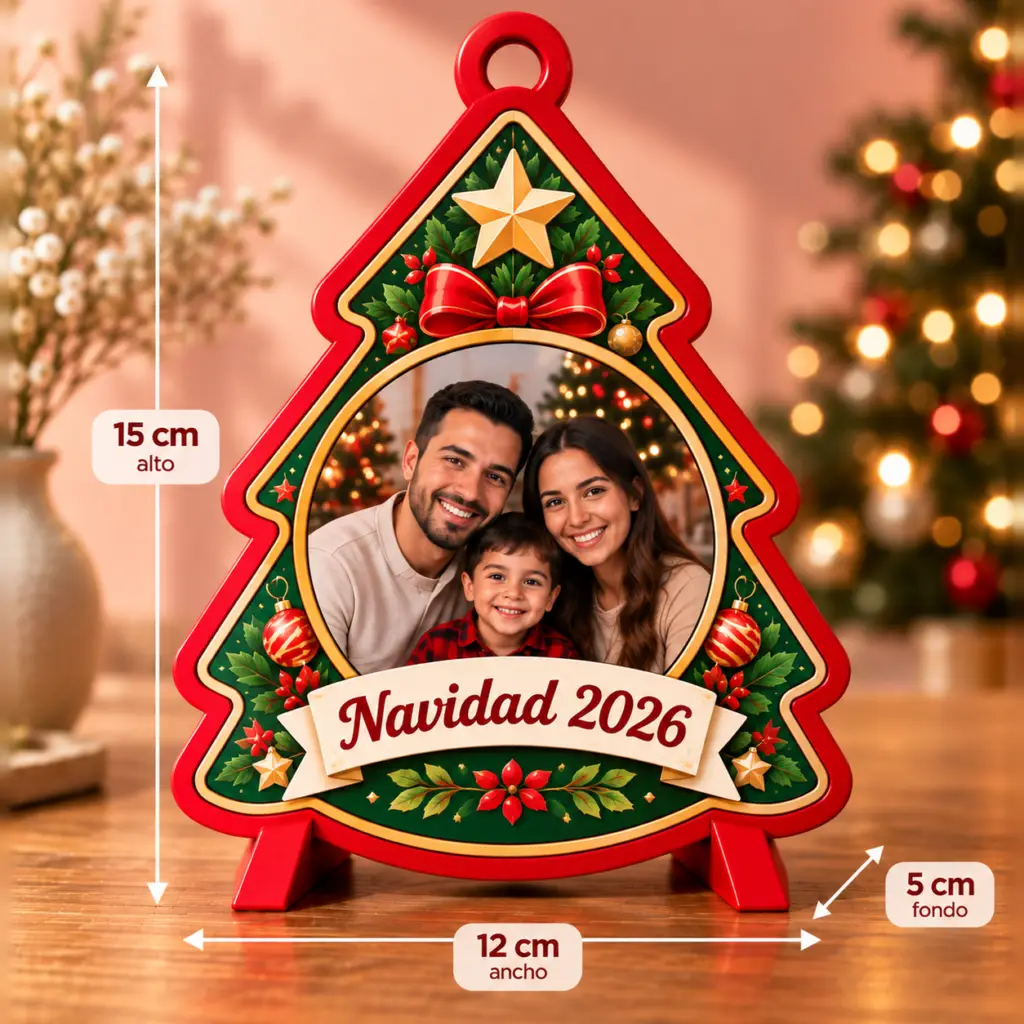 Portaretrato Navideño – Pino