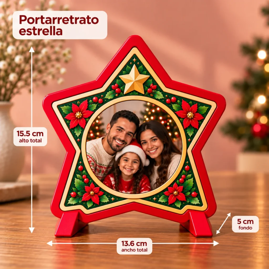 Portaretrato Navideño – Estrella