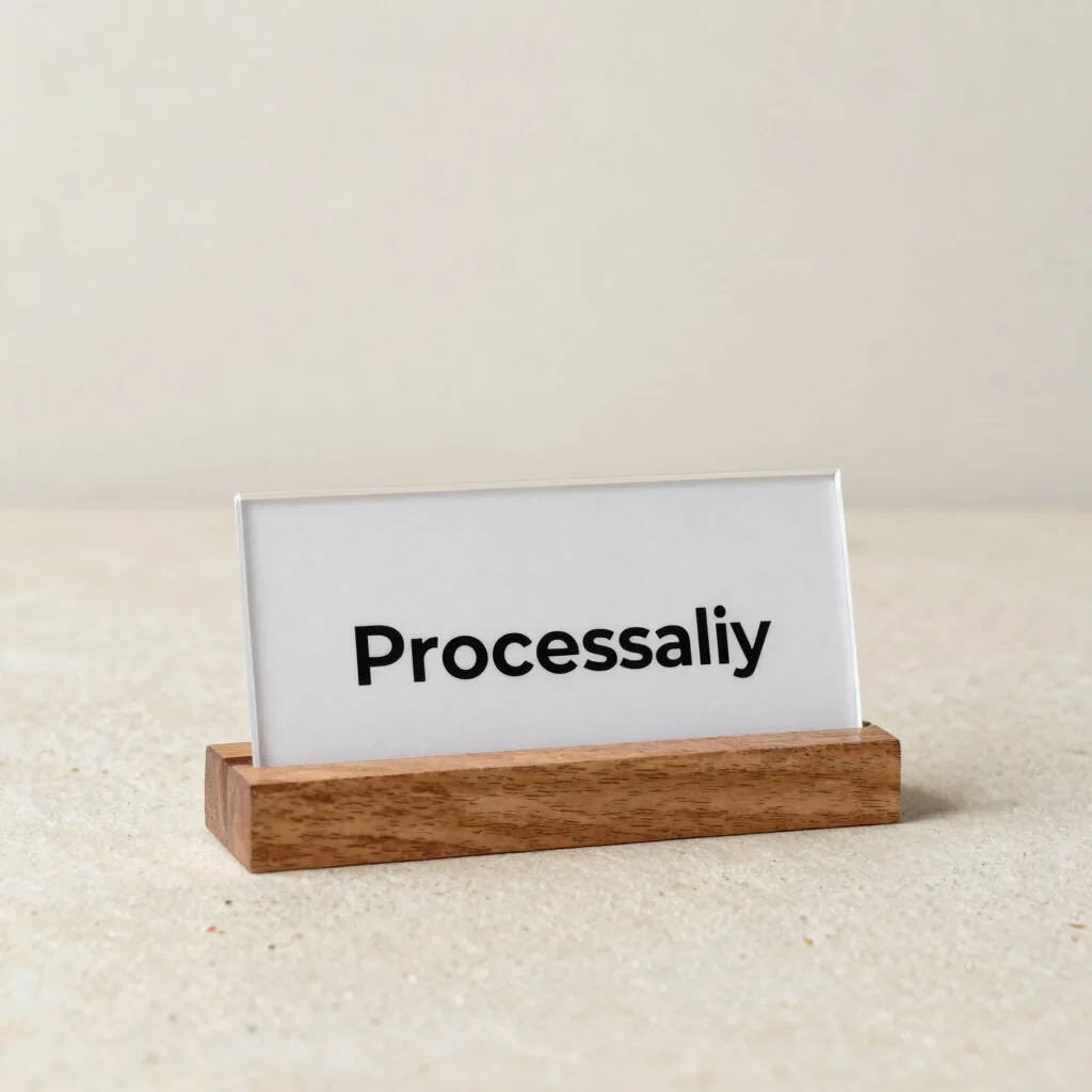 Placa para escritorio